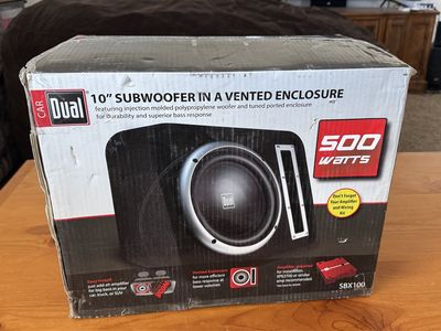 Dual 10” Subwoofer SBX 100 500 W