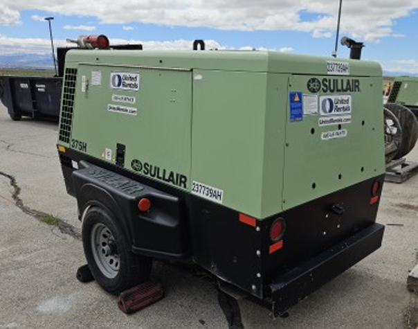 Sullair 375H DPQ-JD3, 375 CFM air compressor