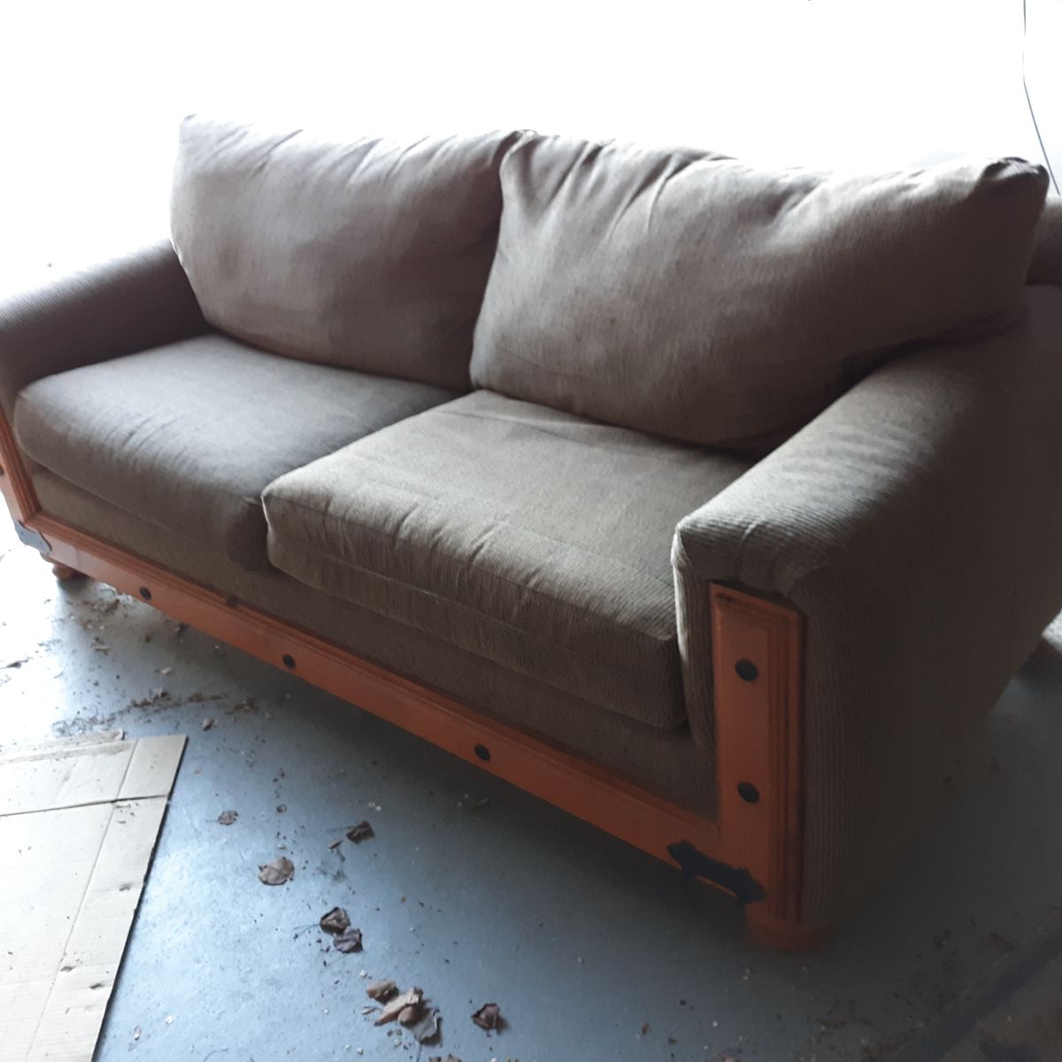 comfy brown couch