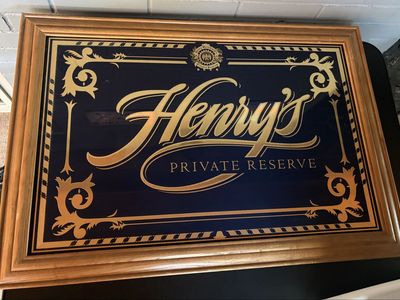 Henry’s weinhards private reserve beer mirror