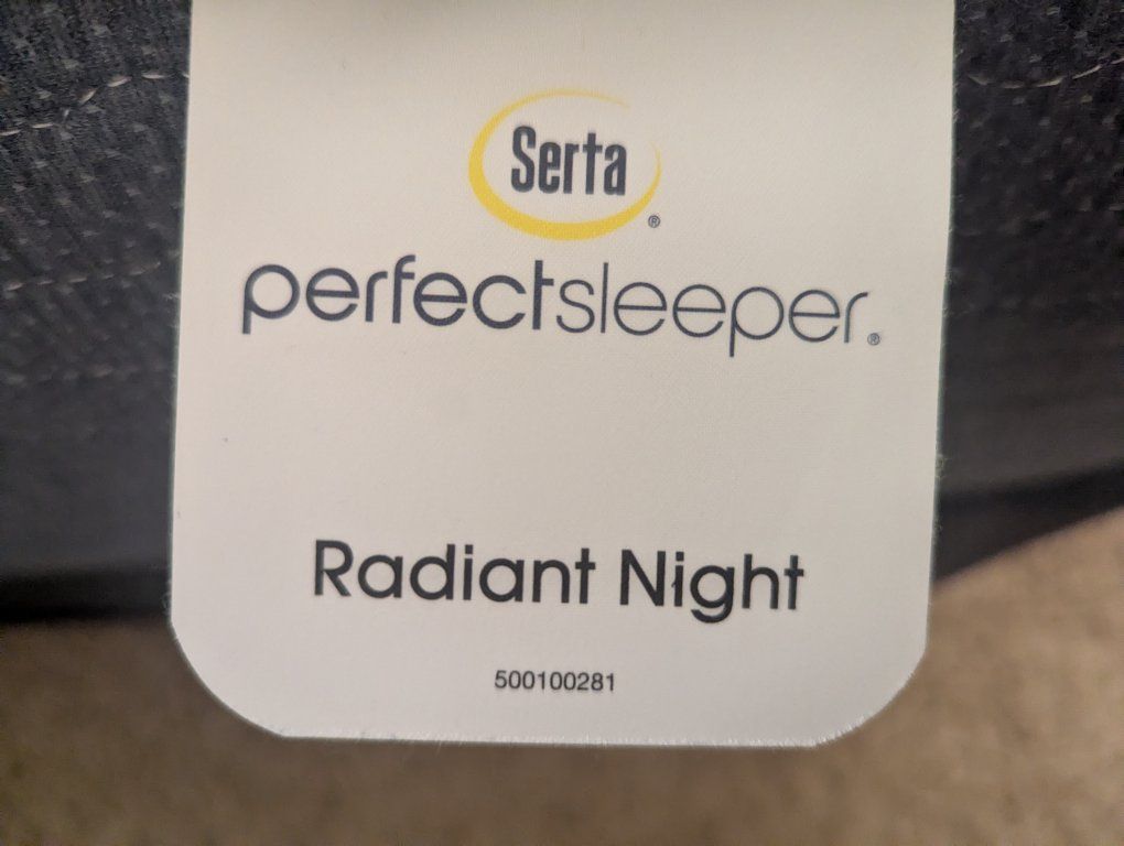 Queen Size mattress, frame, pad and sheet set