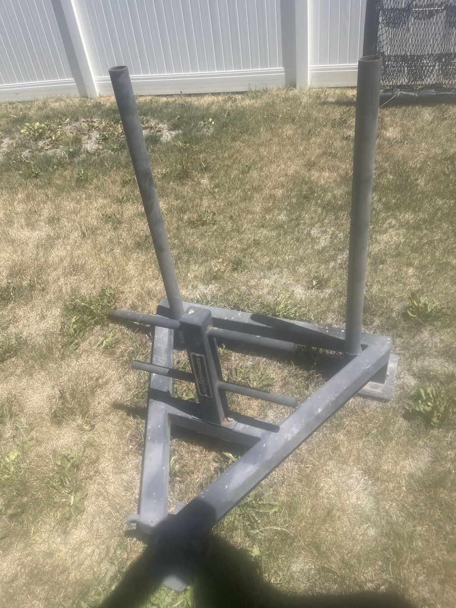 Heavy-Duty Weight Sled Push/Pull Trainer for Strength & Conditioning
