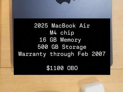 2025 MacBook Air 15in M4 Chip 16GB RAM 512GB