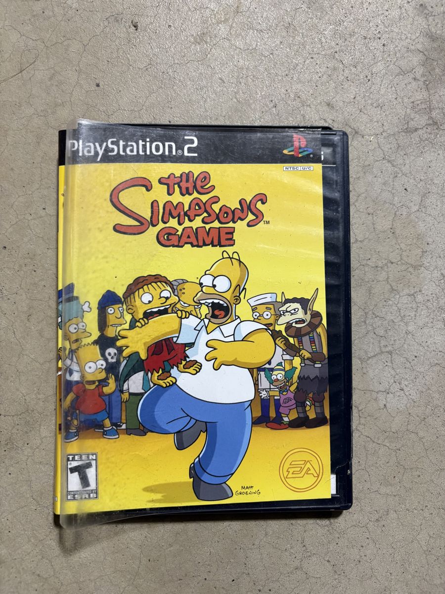PS2 The Simpsons Game