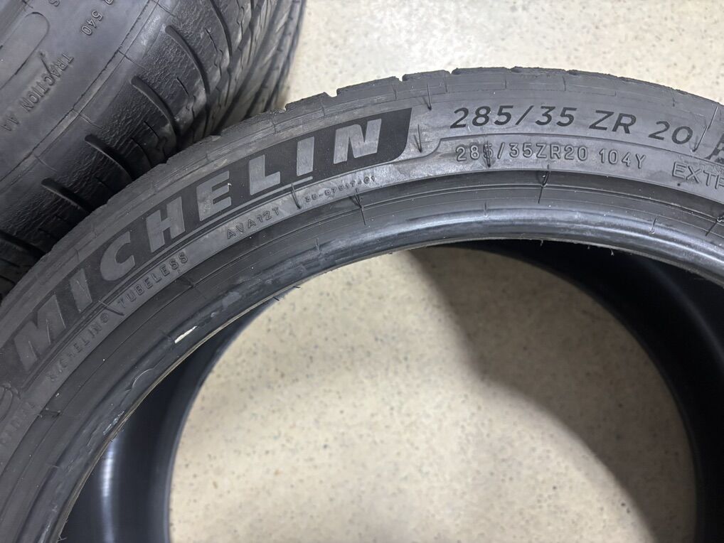 Set Of 2 Michelin Pilot Sport All Season 285/35R20
