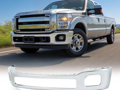 Chrome Front Bumper Face Bar for Ford F-250 F-350 F-450 Super Duty 2011-2018