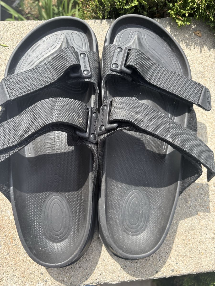 Birkenstock Kyoto Black Adjustable Strap EVA Sandals Men's EU 45 / US 12-12.5