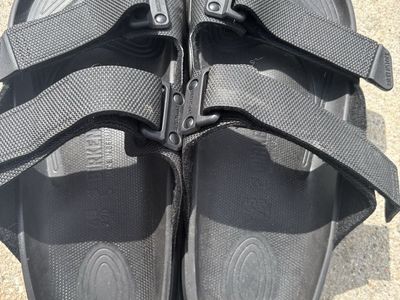 Birkenstock Kyoto Black Adjustable Strap EVA Sandals Men's EU 45 / US 12-12.5