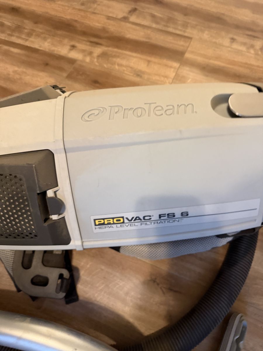 ProTeam ProVac FS 6 Commercial Backpack Vacuum with HEPA Filtration & Hose Attachment