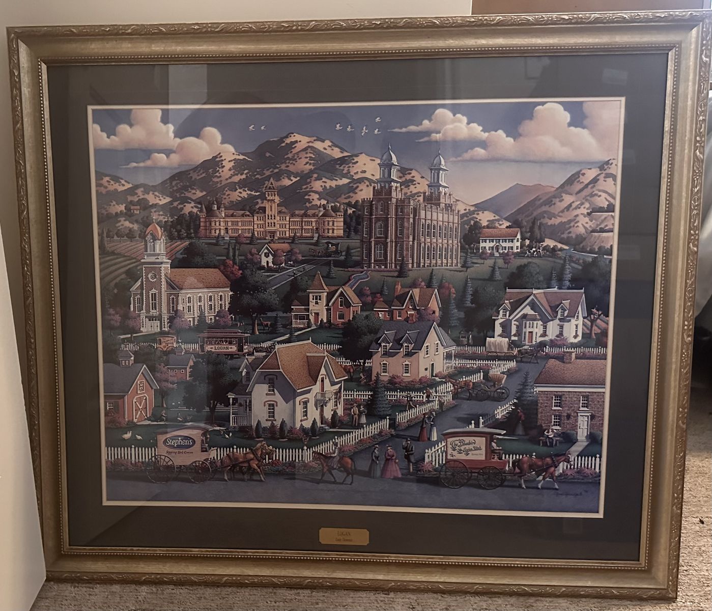 Eric Dowdle "Logan Summer” Signed And Numbered Limited Edition 178/250 W/ Custom Framing & Matting!!
