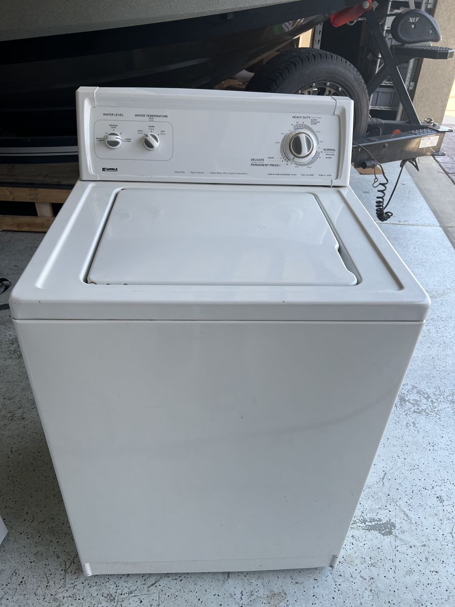 White Kenmore washing Machine