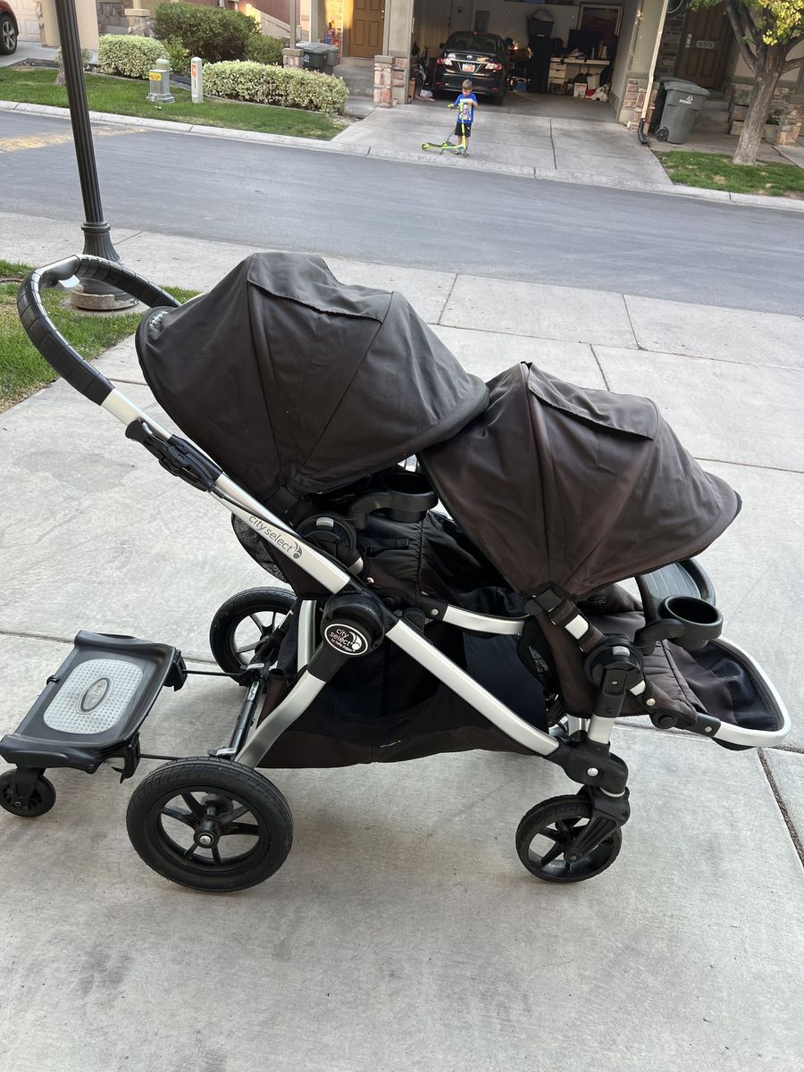 City Select Double Stroller W/ Glider Board