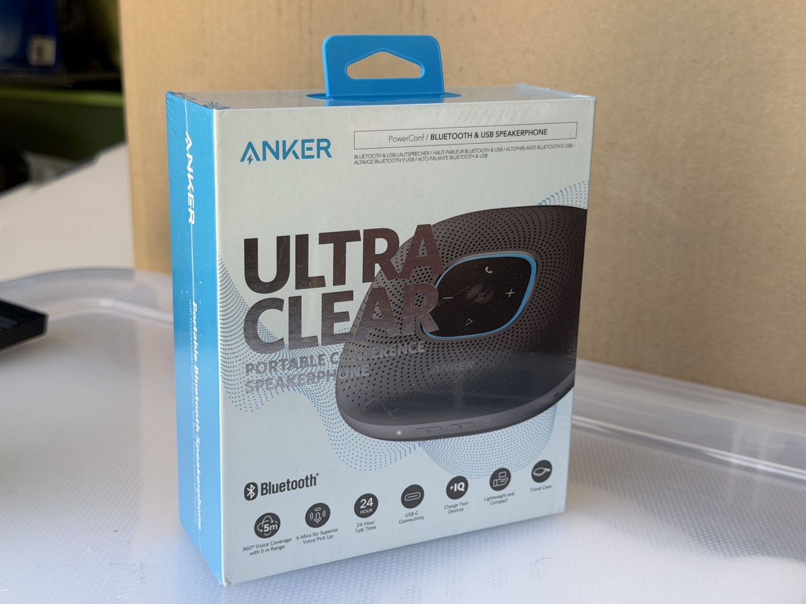 Anker Portable Bluetooth Conference Speaker - New in Sealed Box