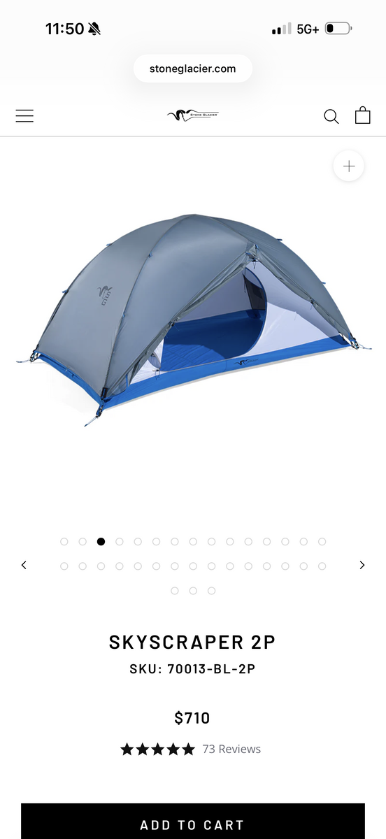 Stone Glacier Skyscraper 2P Tent