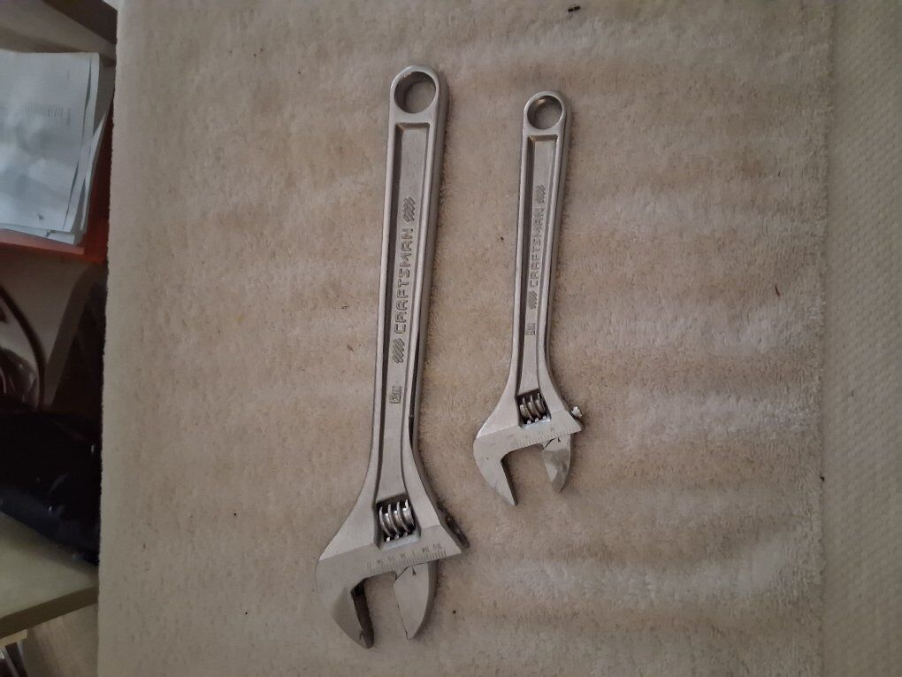 Craftsman Adjustable Wrenches.