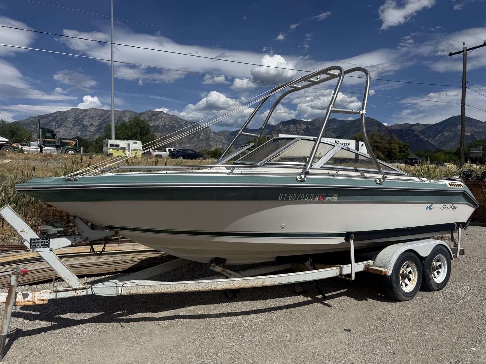 21’ sea ray with tower