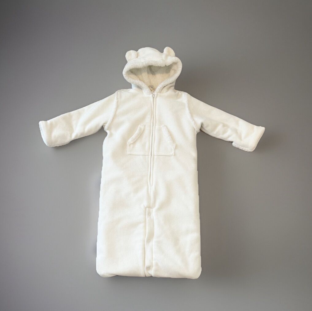 Baby Gap Sz 6-12 M Fleece Sherpa Bunting