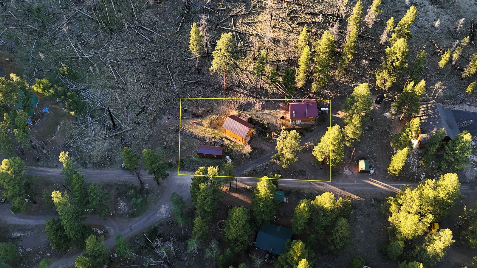 Two Cabins on a Double Lot near Panguitch Lake