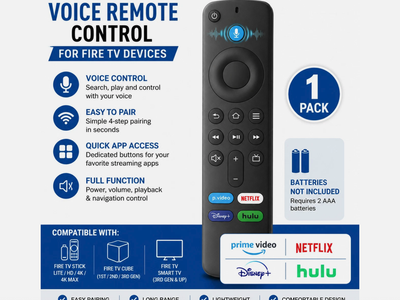 Voice Remote for Fire TV Stick 4K Max Lite Cube Alexa Replacement Control