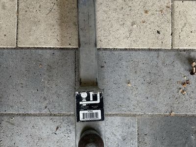 Galvanized Trailer Hitch Ball Mount – $10