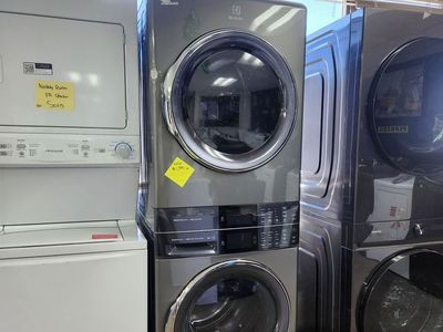 SCRATCH & DENT! ELECTROLUX 4.5 CF WASHER AND 8.0 CF GAS DRYER STACKER!