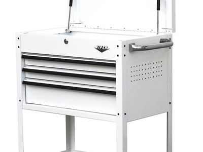 Viper 31-Inch 3-Drawer Utility Cart White Tool Storage - brand new