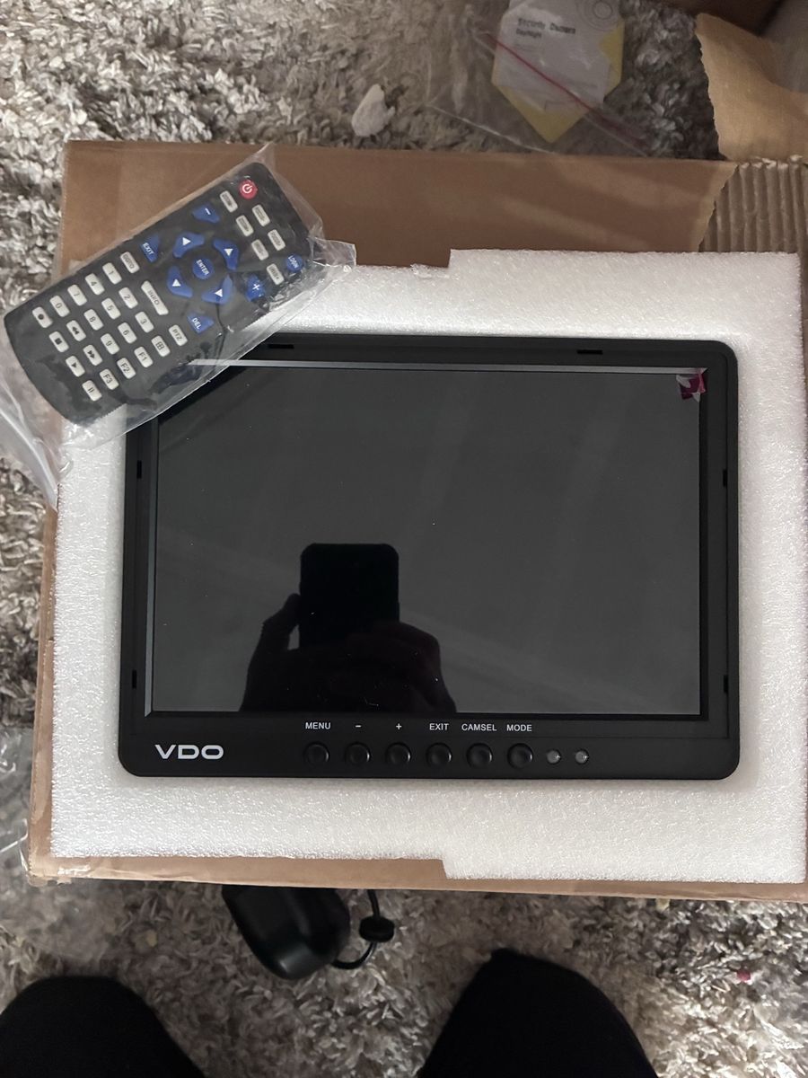 VDO Backup Camera System with Display Monitor and Remote