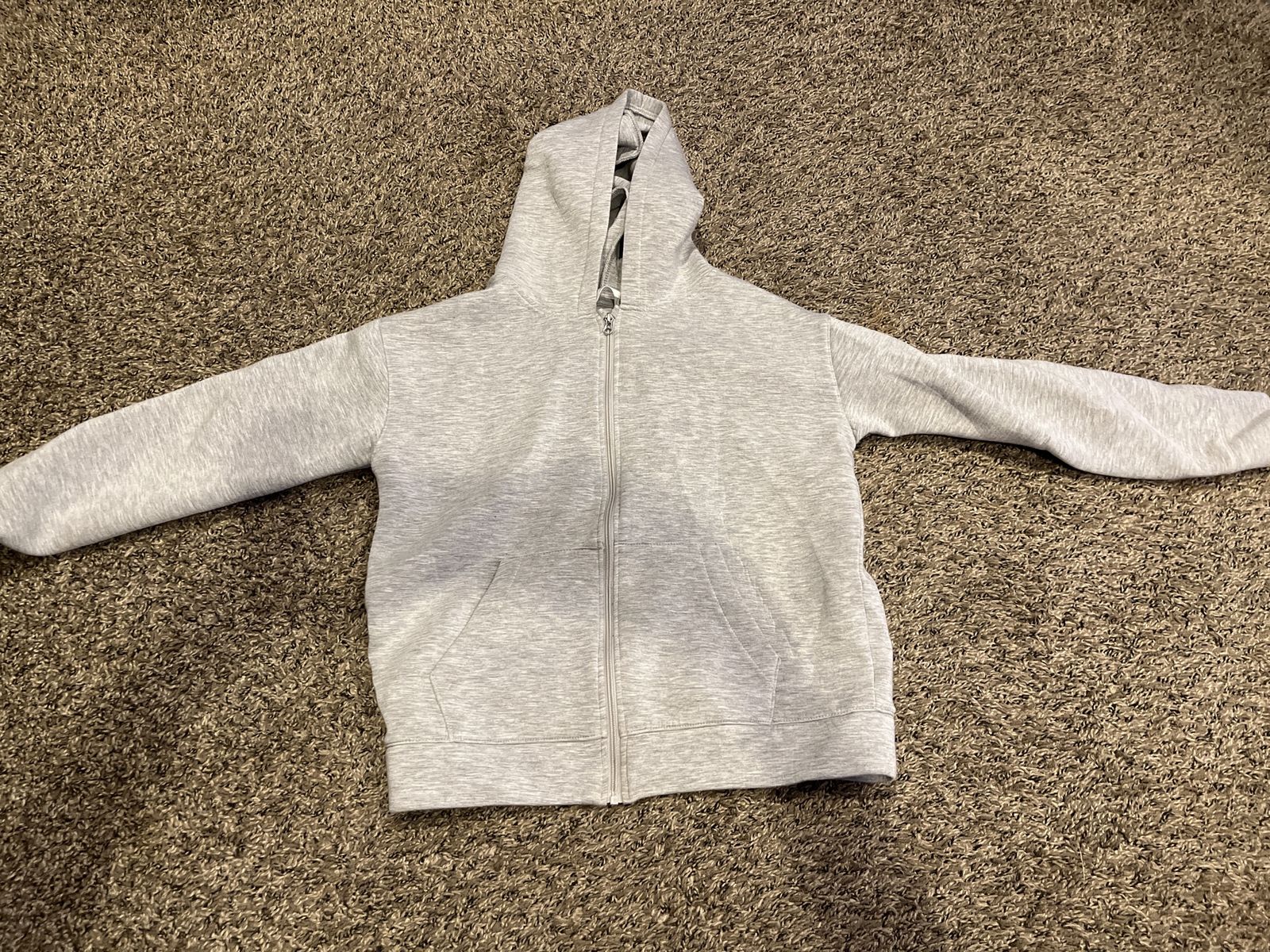 Grey zip up jacket