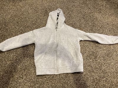 Grey zip up jacket