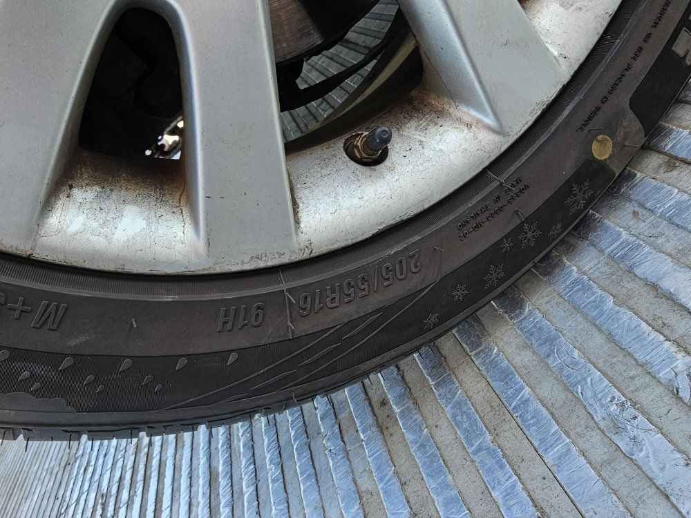 brand new tires on Mazda wheels