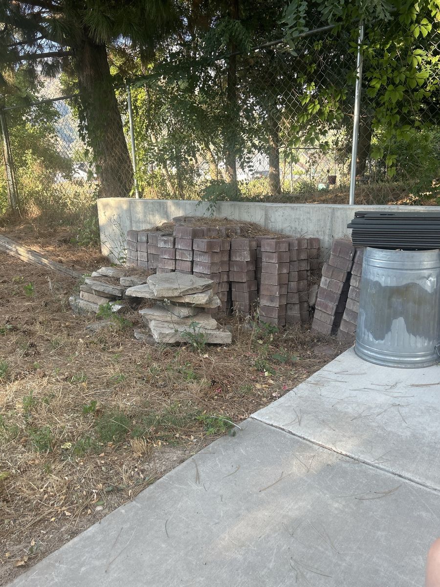 Used Patio Pavers & Landscape Rocks - Mixed Lot for Landscaping Projects
