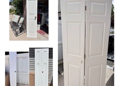 Closet Doors From Remodel Need Gone Soon Shoot Me An Offer. See Description