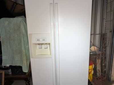 Whirlpool White Side-by-Side Refrigerator with Ice & Water Dispenser - Used Condition