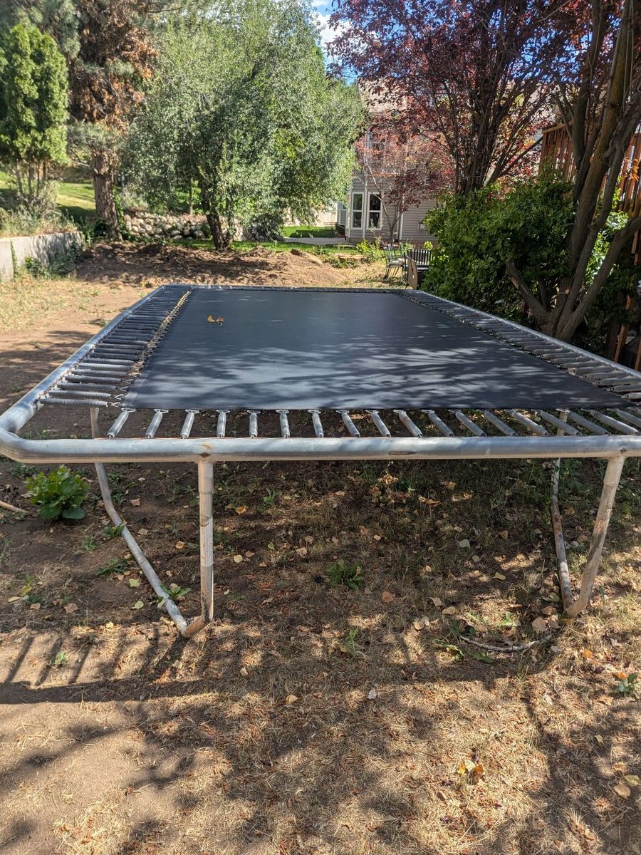 Large Rectangle Trampoline - Outdoor Fun for All Ages