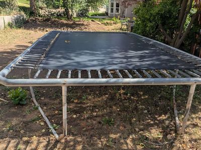 Large Rectangle Trampoline - Outdoor Fun for All Ages