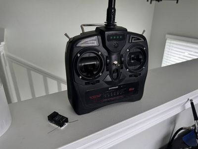 Detrum 6CH transmitter with 6axis gyro receiver
