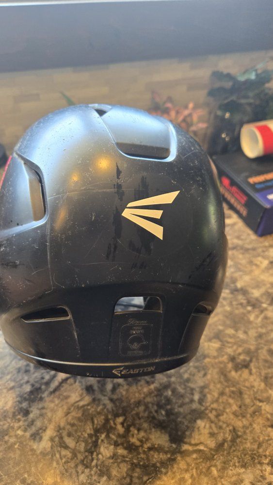 Easton Z5 Grip Two-Tone Batting Helmet with Mask - Youth, Black