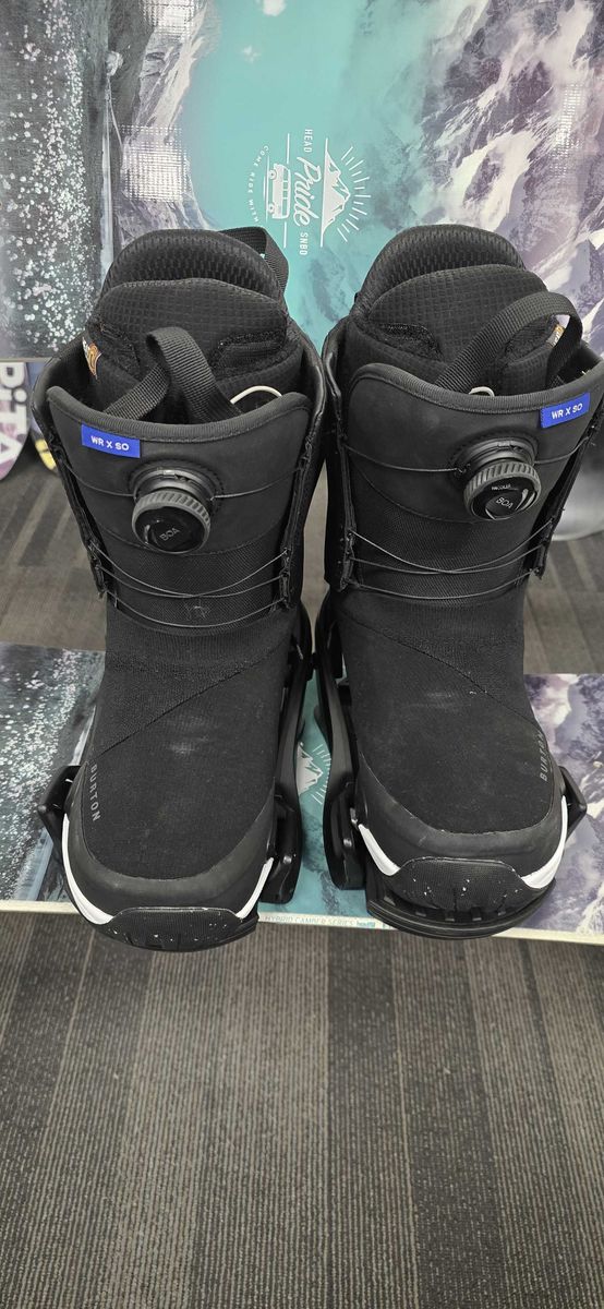 Used Burton Waverange X Step-on Snowboard Boot+Binding Mens 8