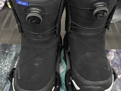 Used Burton Waverange X Step-on Snowboard Boot+Binding Mens 8(25/26)