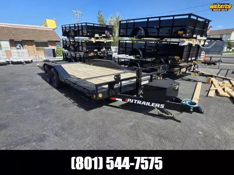 2026 PJ Trailers 20' TS Super-Wide 14K Tilt Flatbe
