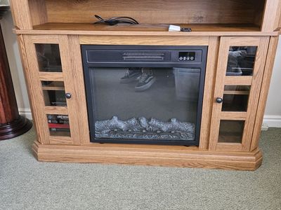 Electric Fireplace Media Console