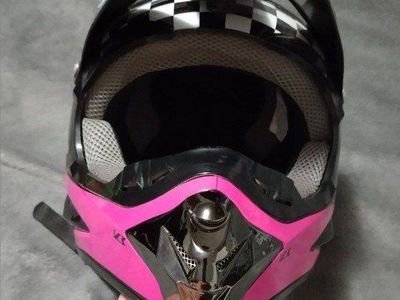 Fox Motocross Helmet - Pink/Black - Youth/Adult - Off-Road Dirt Bike ATV UTV
