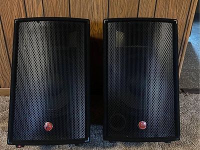 Harbinger M120 Passive PA Speaker 110W. Pair with Input Cords. Excellent Conditions!