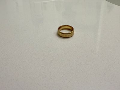 Men’s gold wedding ring/band - 14k by Lashbrook