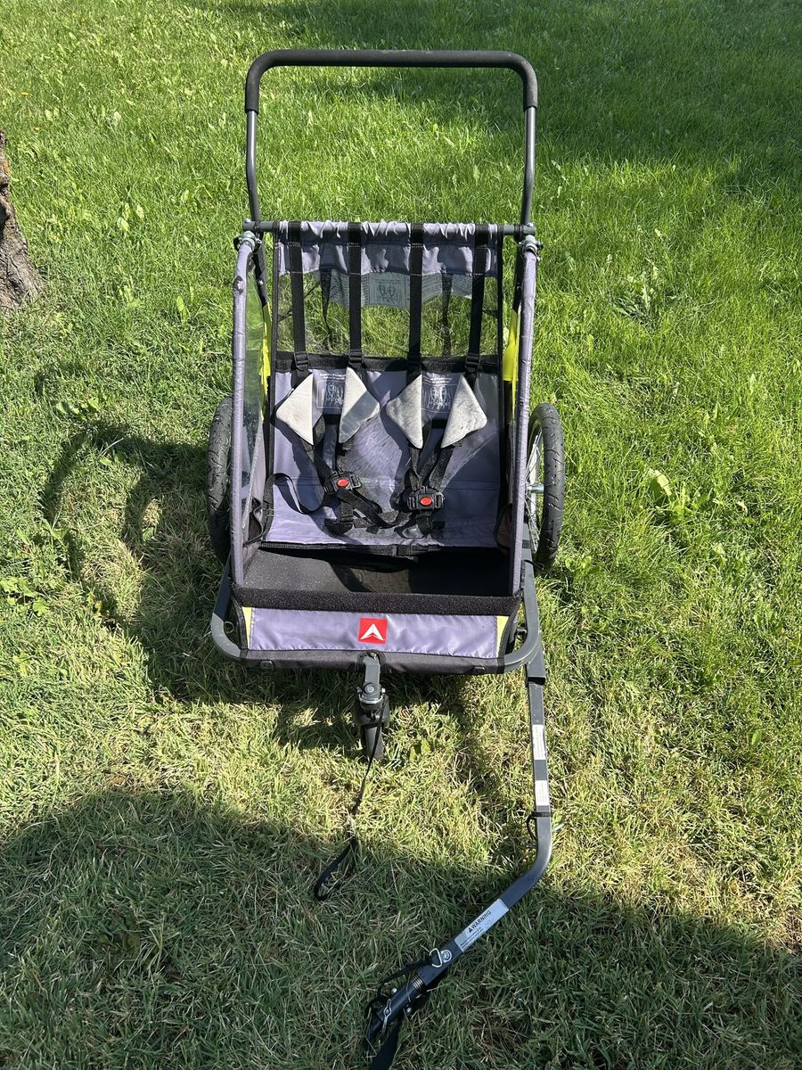 Allen Double Child Bike Trailer and Stroller
