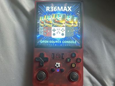 R36 MAX Retro Handheld Game Console - Open Source, Multi-System Emulator with Case