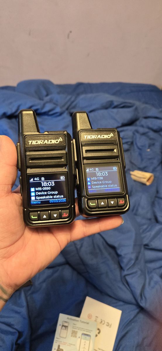 2 Tidradio M-15 global radios