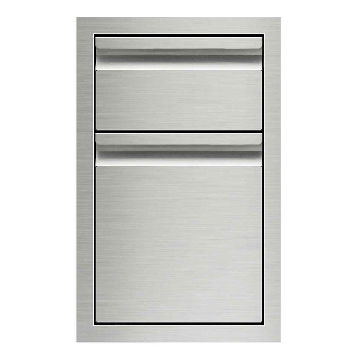 Wolf 827605 13" Stainless Steel Double Drawer Storage