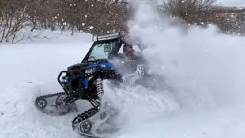 Polaris RZR with Snow Tracks 1000 CC - Rental