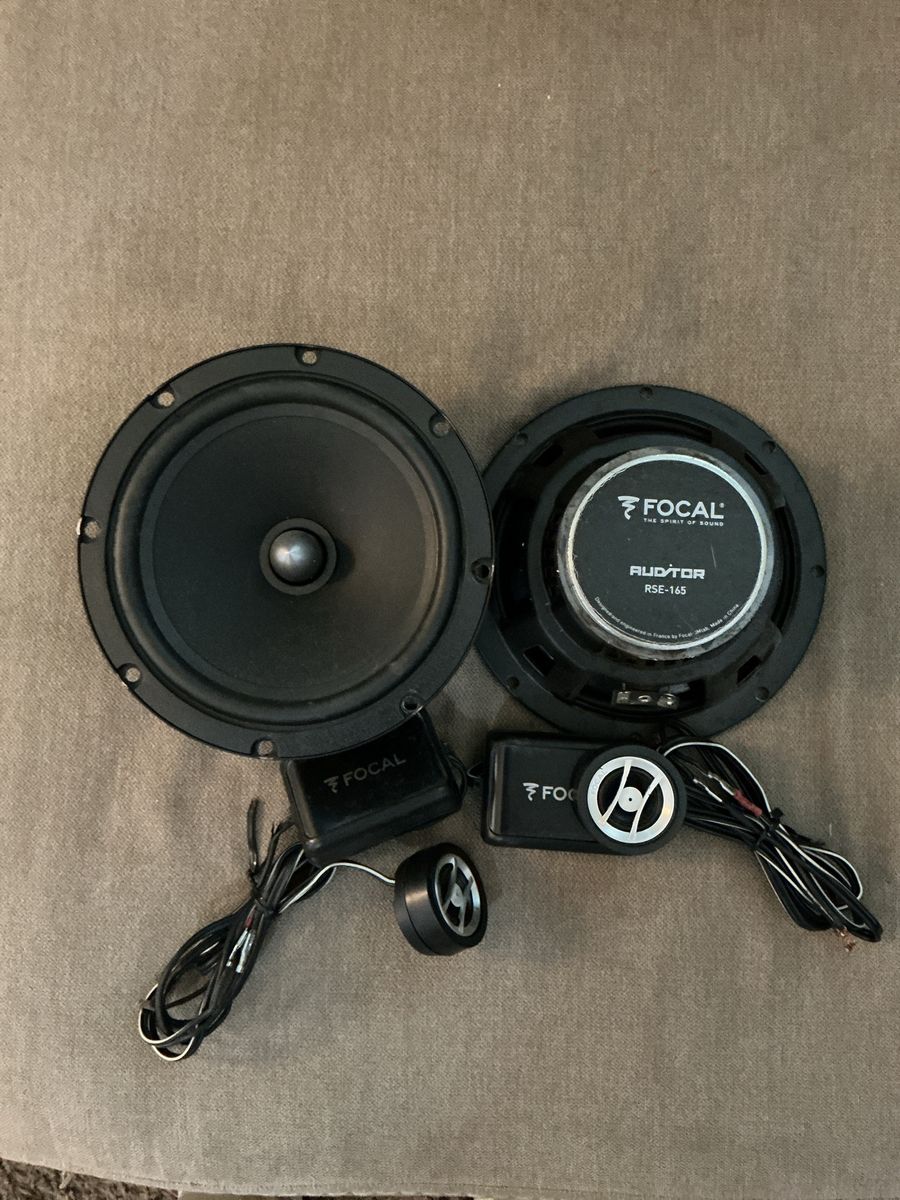 Focal component 61/2” speakers
